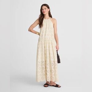 Madewell Embroidered Drop-Waist Maxi Dress